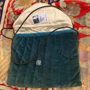 Vintage purse 8 by 6 cord shoulder bag